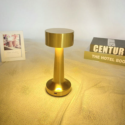 Portable Cordless LED Desktop Lamp For Cafe Bar Living Room USB Rechargeable Desktop Night Lamp For Home Office