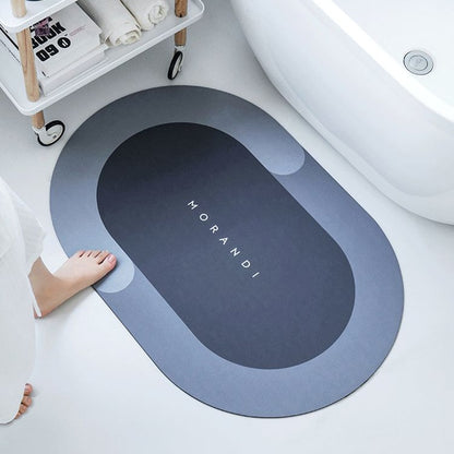 Non-Slip Nappa Skin Rubber Mat for Bathroom Kitchen And Entrance Hall Super Absorbent