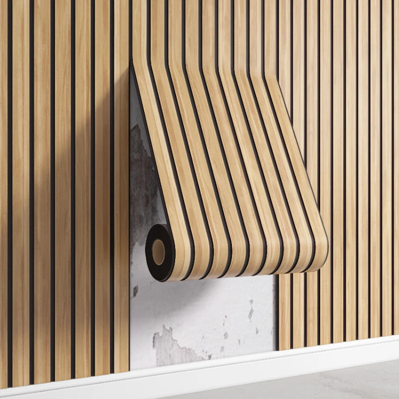 Self-Adhesive Wall Panels – 3D Vertical Stripe Wall Covering for Stylish Modern Home & Office Decor