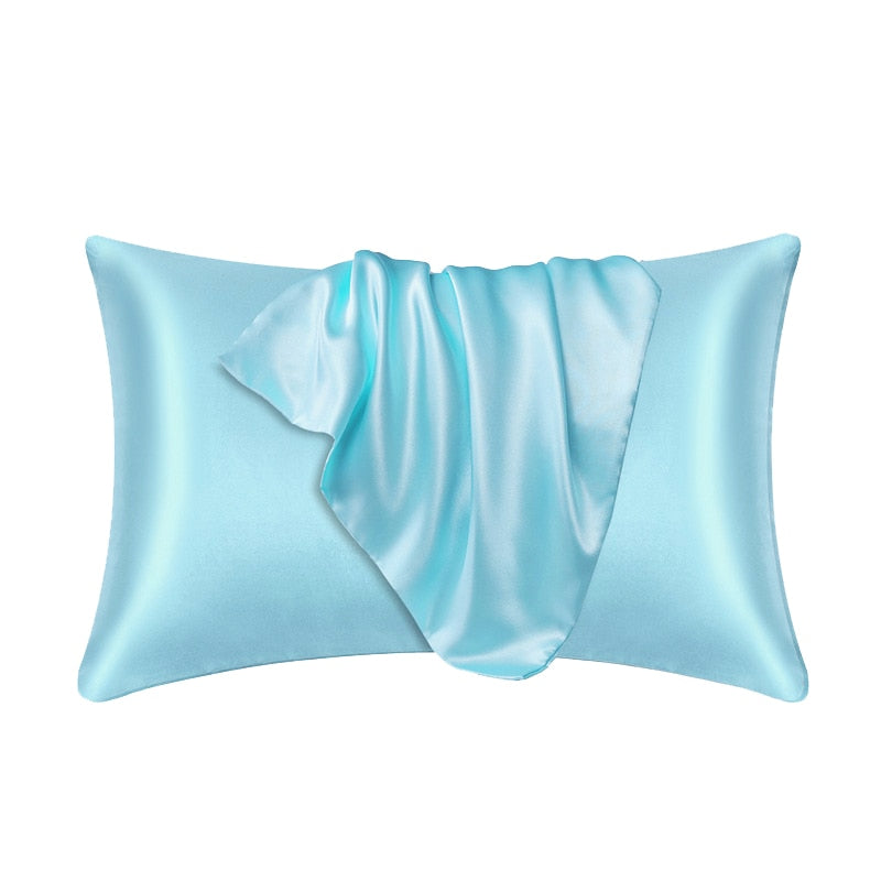 Discover The Magic 100% Silk Pillow Cover Premium Stylish Silky Satin Home Decor Bedroom Accessory Smooth Cool Feeling