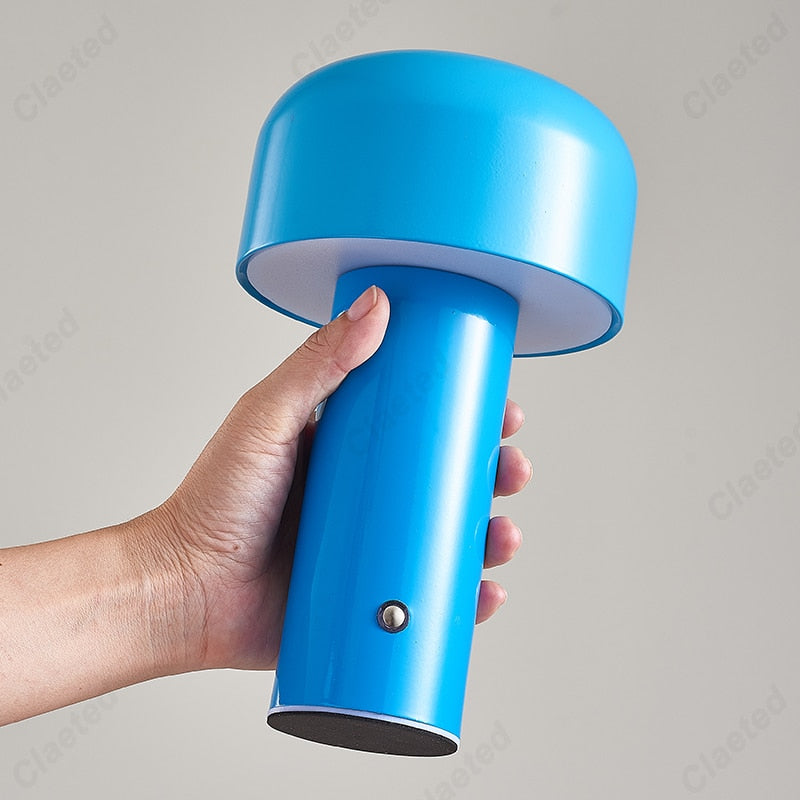 Italian Designer Table Lamp Night Light Modern Sculptures Design Portable Cordless Touch Rechargeable USB Desktop Lamp