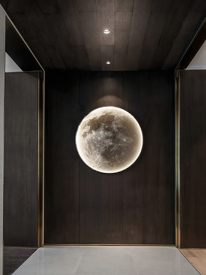 Moon Wall Lamp Living Room Background Wall Lamp Creative Trendy Lunar Decoration For Bedroom