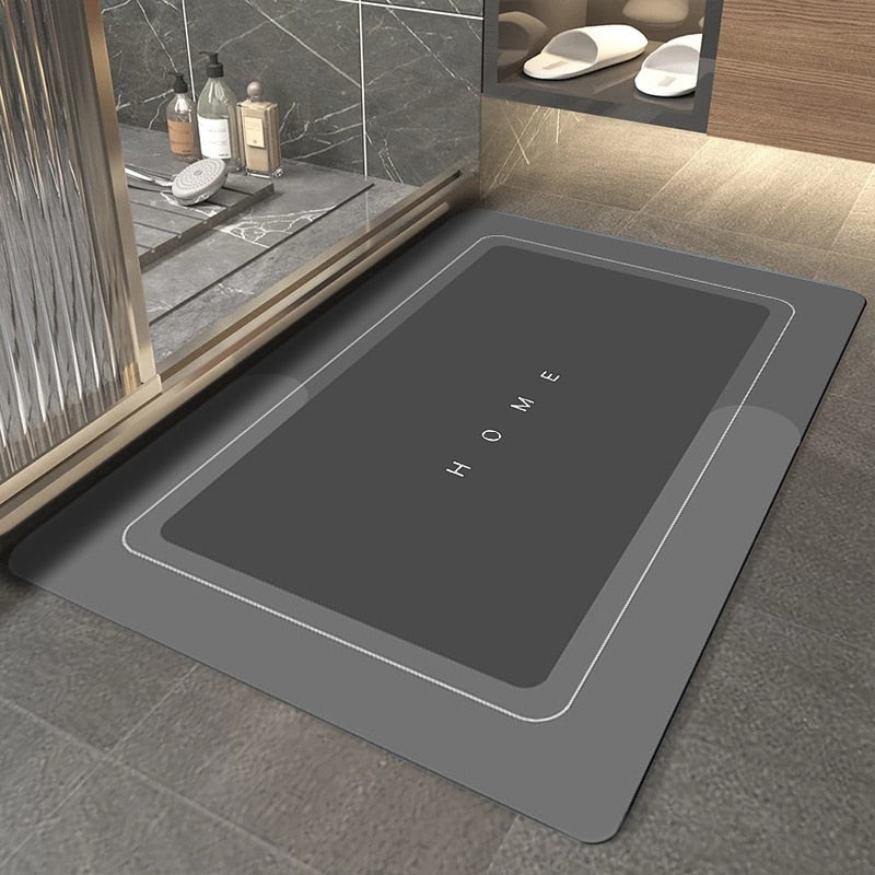 Non-Slip Nappa Skin Rubber Mat for Bathroom Kitchen And Entrance Hall Super Absorbent