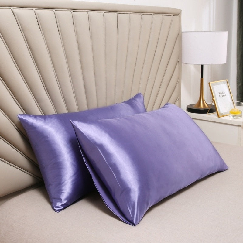 Discover The Magic 100% Silk Pillow Cover Premium Stylish Silky Satin Home Decor Bedroom Accessory Smooth Cool Feeling