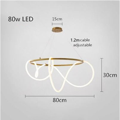 Minimalist LED Tube Lighting Suspension Chandelier Contemporary Lighting Fixture For Living Room Dining Room Modern Interior Lighting