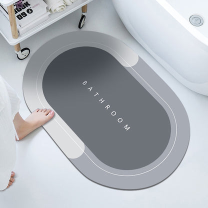 Non-Slip Nappa Skin Rubber Mat for Bathroom Kitchen And Entrance Hall Super Absorbent