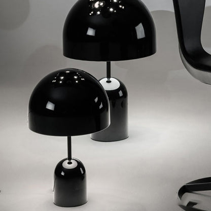 Modern Round Metal Dome LED Table Lamp USB Cordless Desk Lamp For Coffee Table Living Room Home Office Lighting