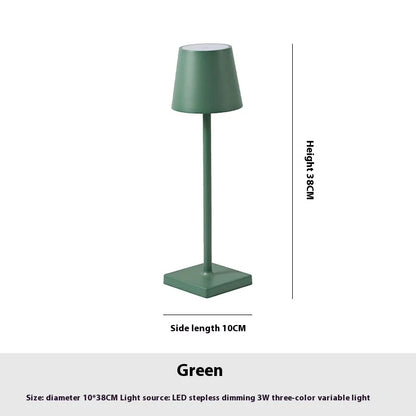 USB Rechargeable Cordless Table Lamp with Touch Switch – Waterproof LED Accent Lighting for Restaurants, Bedrooms, Hotels & Home Decor