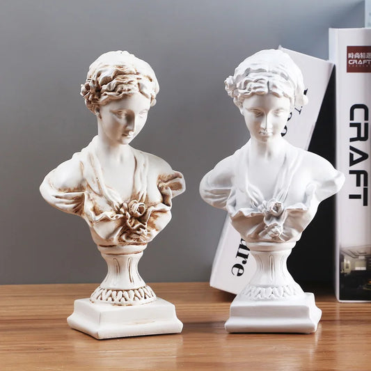 Venus Bust Sculpture – Resin Figurine of the Roman Goddess Aphrodite  Classical Accent for Refined Interiors