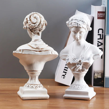 Venus Bust Sculpture – Resin Figurine of the Roman Goddess Aphrodite  Classical Accent for Refined Interiors