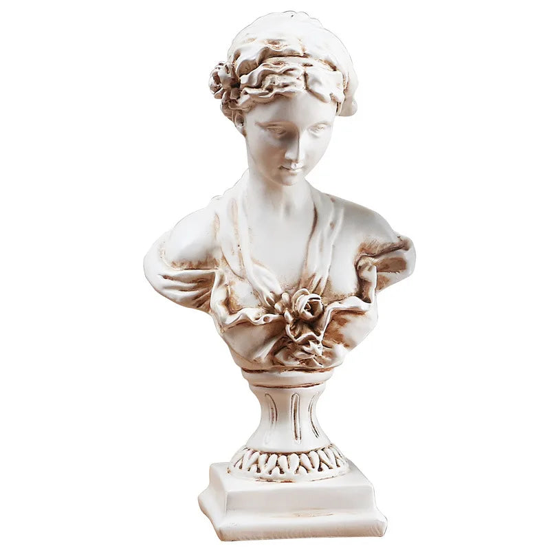 Venus Bust Sculpture – Resin Figurine of the Roman Goddess Aphrodite  Classical Accent for Refined Interiors