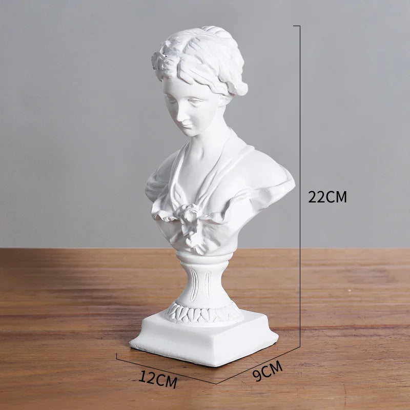 Venus Bust Sculpture – Resin Figurine of the Roman Goddess Aphrodite  Classical Accent for Refined Interiors