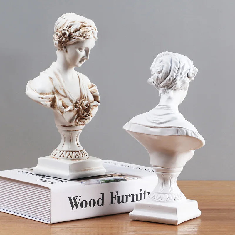 Venus Bust Sculpture – Resin Figurine of the Roman Goddess Aphrodite  Classical Accent for Refined Interiors