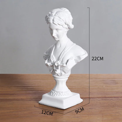 Venus Bust Sculpture – Resin Figurine of the Roman Goddess Aphrodite  Classical Accent for Refined Interiors