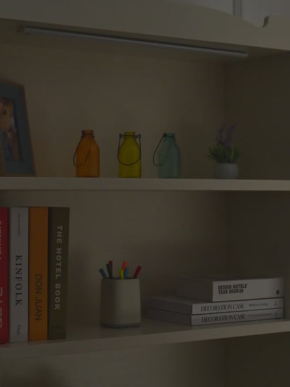 Smart Motion Sensor Cabinet Light – USB Type‑C Rechargeable LED Strip for Kitchen & Wardrobe (20–60cm)