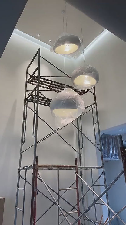 Japanese Minimalist Wabi-Sabi Pendant Lights Modern Lighting Chandelier For Living Room Atrium Designer Contemporary Interior Lighting