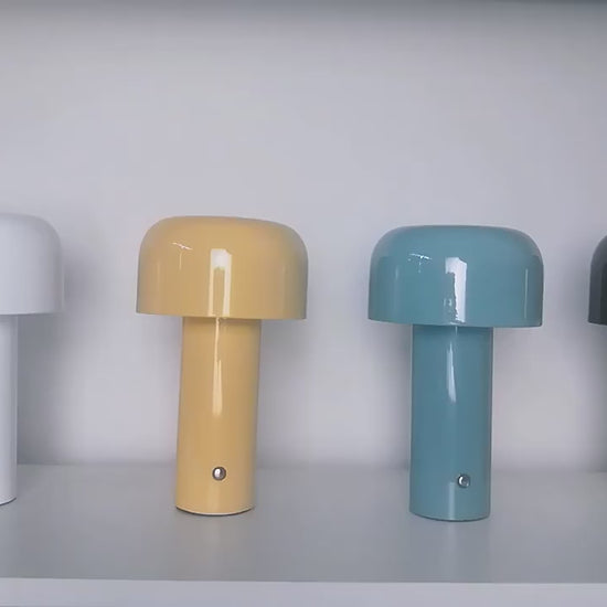 Italian Designer Table Lamp Night Light Modern Sculptures Design Portable Cordless Touch Rechargeable USB Desktop Lamp