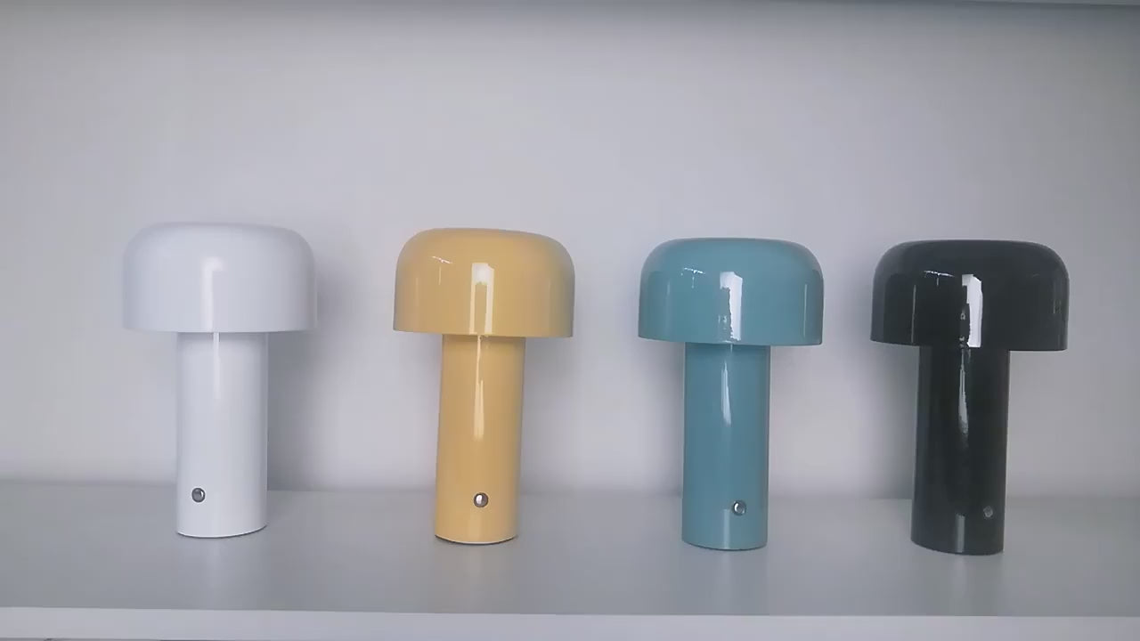 Italian Designer Table Lamp Night Light Modern Sculptures Design Portable Cordless Touch Rechargeable USB Desktop Lamp