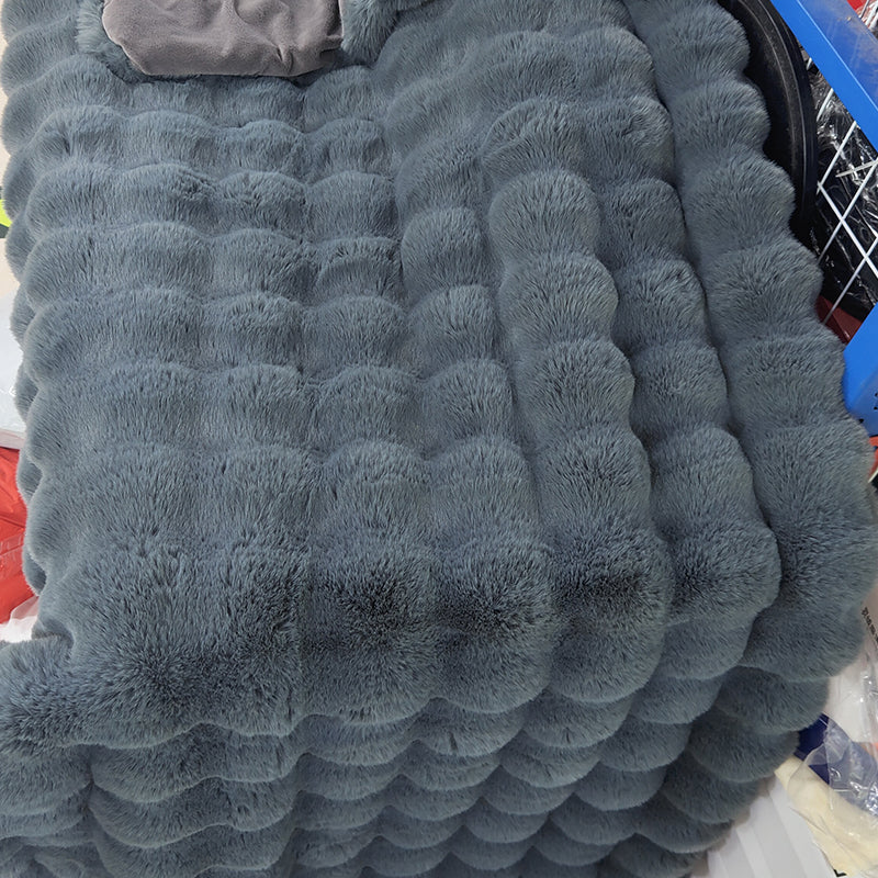 Tuscan Imitation Fur Blanket for Winter - Ultra Luxurious Warm Super Comfortable Blanket For Bed or Sofa