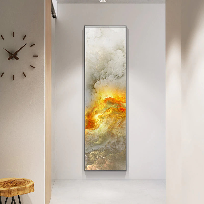 Abstract Mysterious Sky Clouds Wall Art Fine Art Canvas Prints Vertical Format Pictures For Hallway Living Room Dining Room Bedroom Home Office Decor