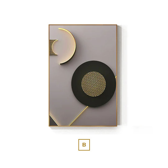 Abstract 3d Spherical Architectural Wall Art Fine Art Canvas Prints Modern Aesthetics Pictures For Urban Loft Living Room Home Office Boutique Hotel Art Decor