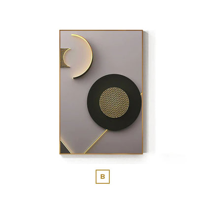 Abstract 3d Spherical Architectural Wall Art Fine Art Canvas Prints Modern Aesthetics Pictures For Urban Loft Living Room Home Office Boutique Hotel Art Decor