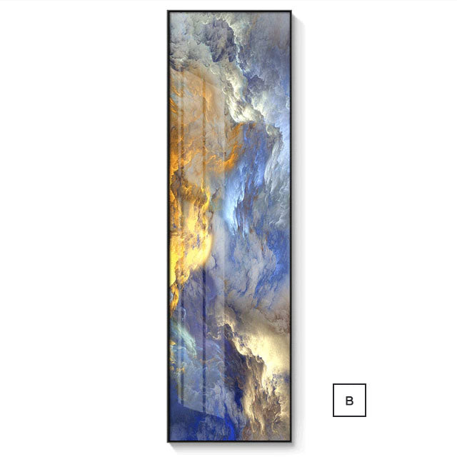 Abstract Mysterious Sky Clouds Wall Art Fine Art Canvas Prints Vertical Format Pictures For Hallway Living Room Dining Room Bedroom Home Office Decor