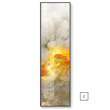 Abstract Mysterious Sky Clouds Wall Art Fine Art Canvas Prints Vertical Format Pictures For Hallway Living Room Dining Room Bedroom Home Office Decor