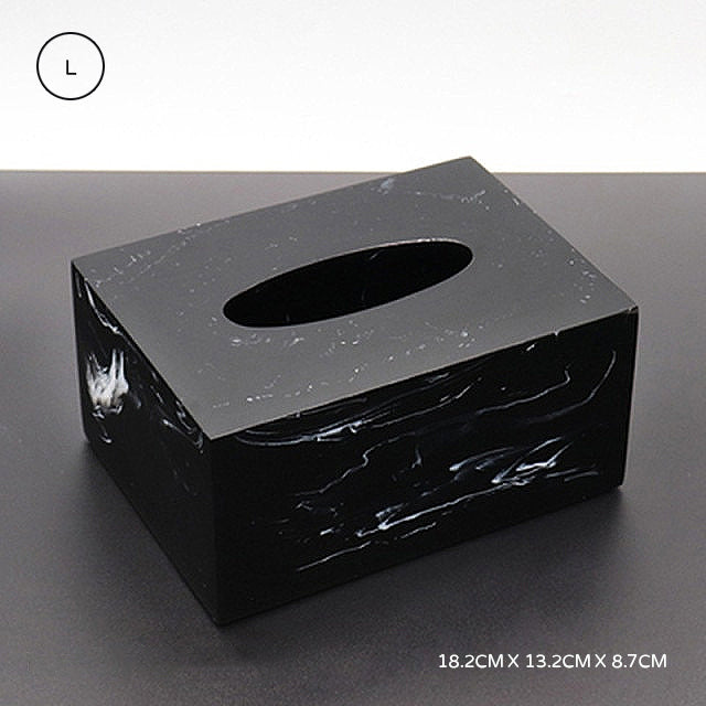 Black Marble Design Bathroom Accessories Set Toothbrush Holder Tissue Box Storage Tray Soap Dispenser For Luxury Hotel Home Office Washroom Supplies
