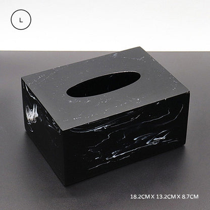 Black Marble Design Bathroom Accessories Set Toothbrush Holder Tissue Box Storage Tray Soap Dispenser For Luxury Hotel Home Office Washroom Supplies