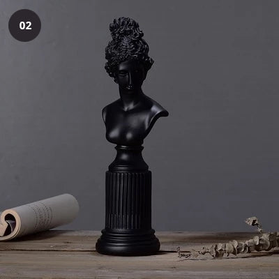 Classic Sculptures Venus Bust Figures Resin Cast Roman Statues Nordic Ornaments Tabletop Decor Retro Luxury Modern Home Decor
