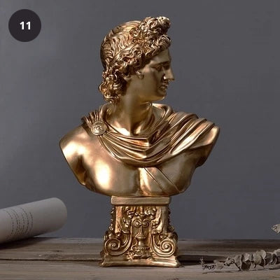 Classic Sculptures Venus Bust Figures Resin Cast Roman Statues Nordic Ornaments Tabletop Decor Retro Luxury Modern Home Decor