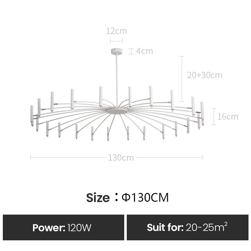 Contemporary Interior Lighting LED Chandelier Modern Ceiling Light Fixture For Luxury Loft Apartment Living Room Architectural Lighting Design