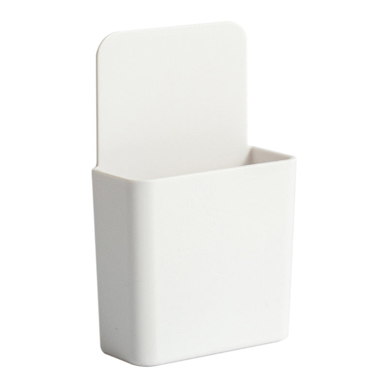 Wall Mounted Pouch For Storing Remote Control Mobile Phone Pocket For Holding Air Conditioning Remote Control Self Adhesive Installation