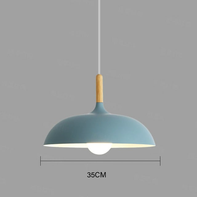 Modern Colors Nordic LED Pendant Lamps Colorful Hanging E27 Ceiling Lamps For Living Room Pastel Colored Contemporary Designer Lighting For Bright Modern Home Decor