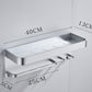 Aluminium Bathroom Shelf Rounded Square Shower Accessory Rack Bath Shower Shelf With Towel Hooks Rail Bathroom Organizer Rack