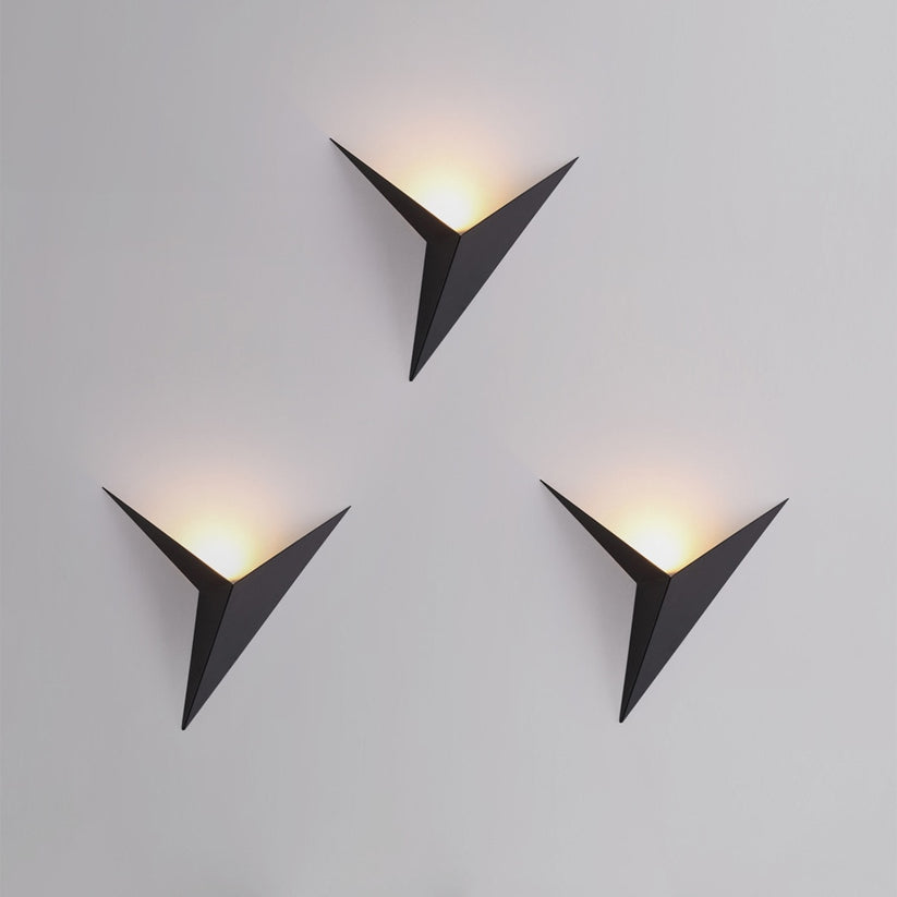 Minimalist Triangular LED Wall Lights Contemporary Designer Room Light ...