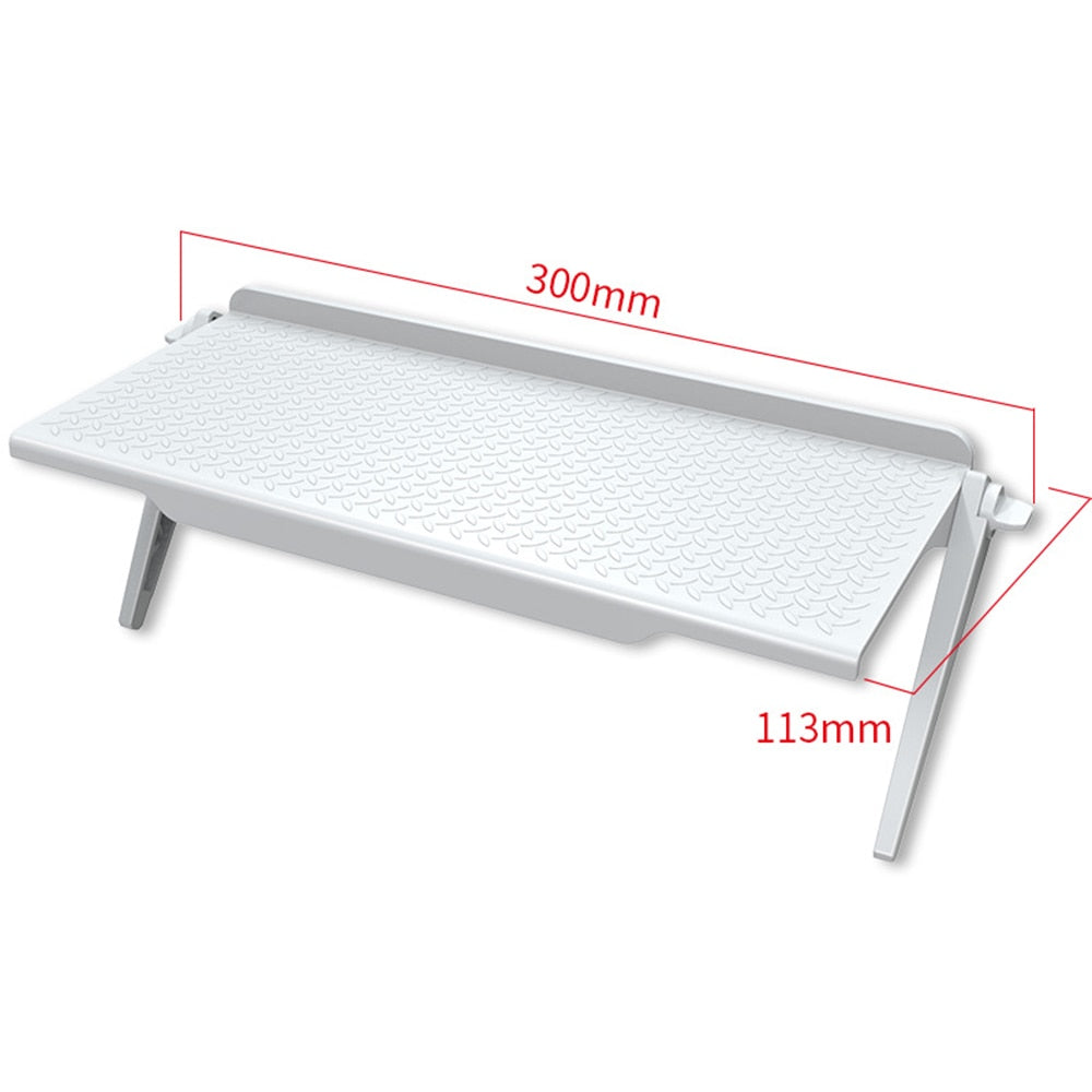 TV Top Storage Rack For WiFi Router Remote Control Adjustable Shelf Stand Gadget Organizer For Living Room Home Office Tidy