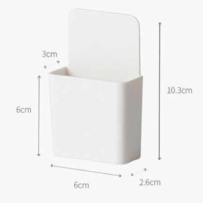 Wall Mounted Pouch For Storing Remote Control Mobile Phone Pocket For Holding Air Conditioning Remote Control Self Adhesive Installation