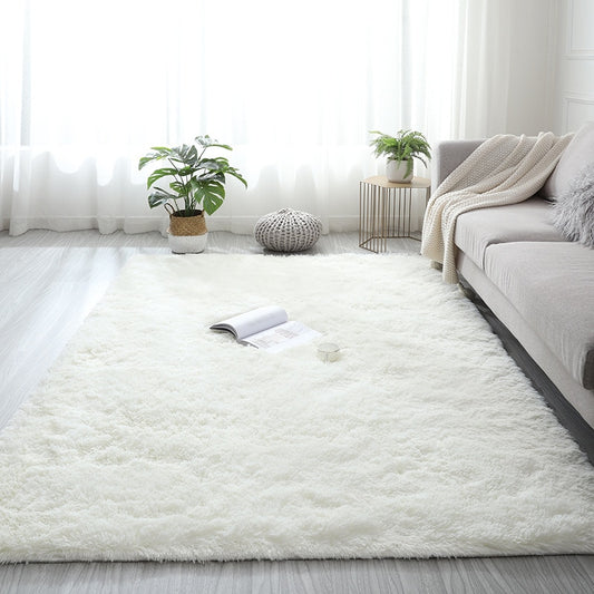 Thick Soft Plush Pile Area Rug For Living Room Deep & Fluffy Non-Slip Mat White Carpet For Modern Home Decor - Multiple Colors & Sizes