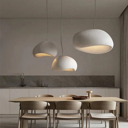 Japanese Minimalist Wabi-Sabi Pendant Lights Modern Lighting Chandelier For Living Room Atrium Designer Contemporary Interior Lighting