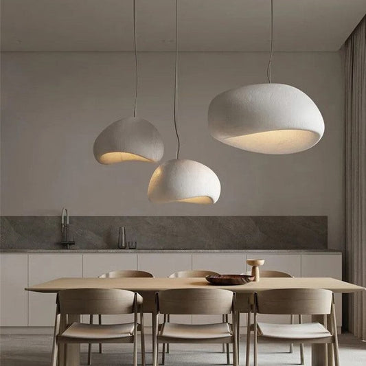 Japanese Minimalist Wabi-Sabi Pendant Lights Modern Lighting Chandelier For Living Room Atrium Designer Contemporary Interior Lighting
