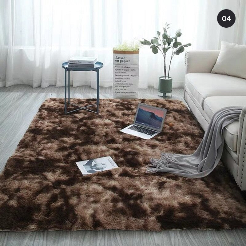 Large Soft Fluffy Deep Pile Carpet Rug For Lounge Living Room Bedroom Kids Room Decorative Area Mat Carpeting For Modern Home Decoration