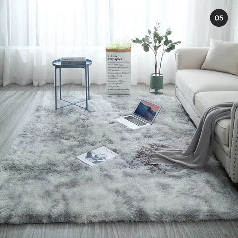 Large Soft Fluffy Deep Pile Carpet Rug For Lounge Living Room Bedroom Kids Room Decorative Area Mat Carpeting For Modern Home Decoration
