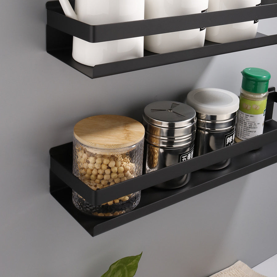 Modern Stainless Steel Bathroom Shelf For Soap Shampoo Cosmetics Shower Shelf Bathroom Storage Rack 4 Sizes In Matt Black Or Brushed Silver