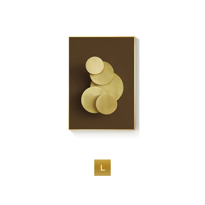 Modern Luxury Scandinavian Aesthetics 3d Minimalist Abstract Wall Art Fine Art Canvas Prints Architectural Pictures For Nordic Living Room Home Office Decor
