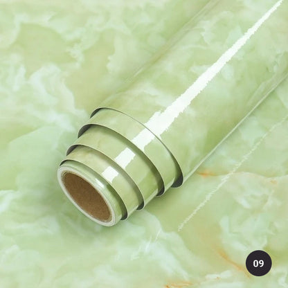 Marble Design Self Adhesive Vinyl Surface Covering For Kitchen Worktop Water & Oil Resistant PVC Film For Furniture Bathroom Surfaces DIY Home Improvement
