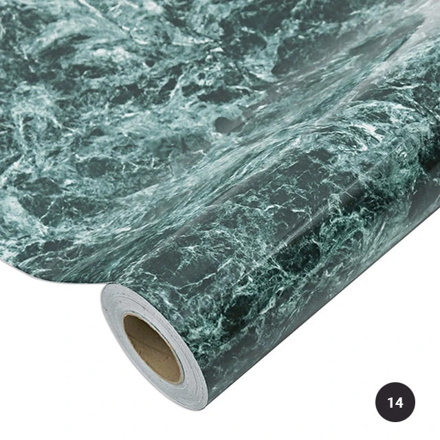 Marble Design Self Adhesive Vinyl Surface Covering For Kitchen Worktop Water & Oil Resistant PVC Film For Furniture Bathroom Surfaces DIY Home Improvement