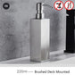 Matt Black Stainless Steel Liquid Soap Dispensers Modern Minimalist Wall Mounted Pump Soap Dispenser For Bathroom Kitchen Industrial Washrooms