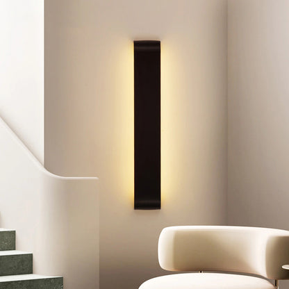 Minimalist Design LED Wall Lamp For Kitchen Living Room Background Lighting Bedroom Wall Light Brushed Aluminum Sconce Light For Modern Interior